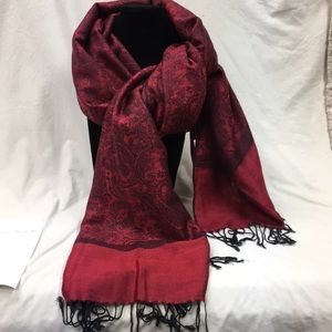 Red and Black Scarf